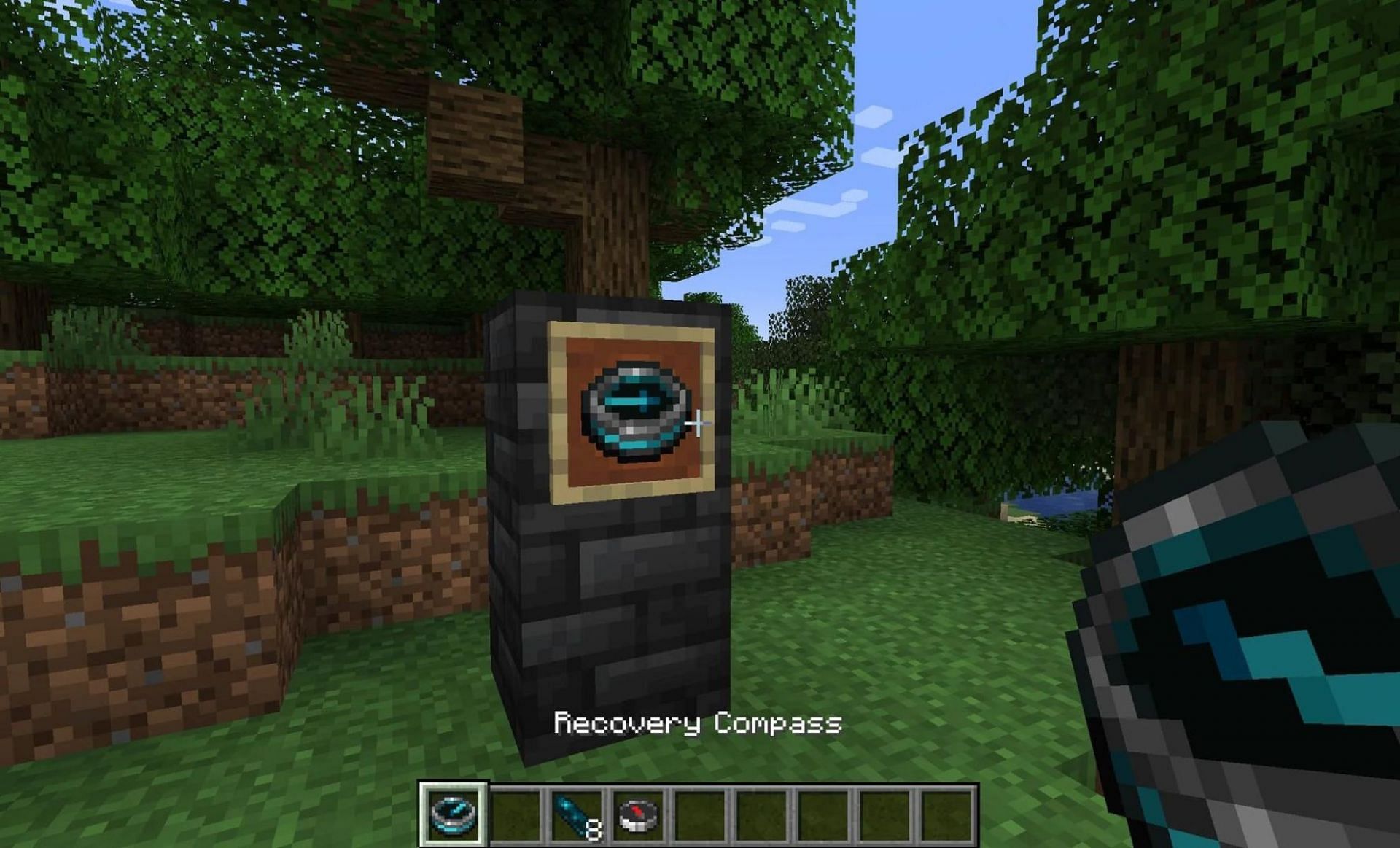Recovery compass (Image via Minecraft Wiki)