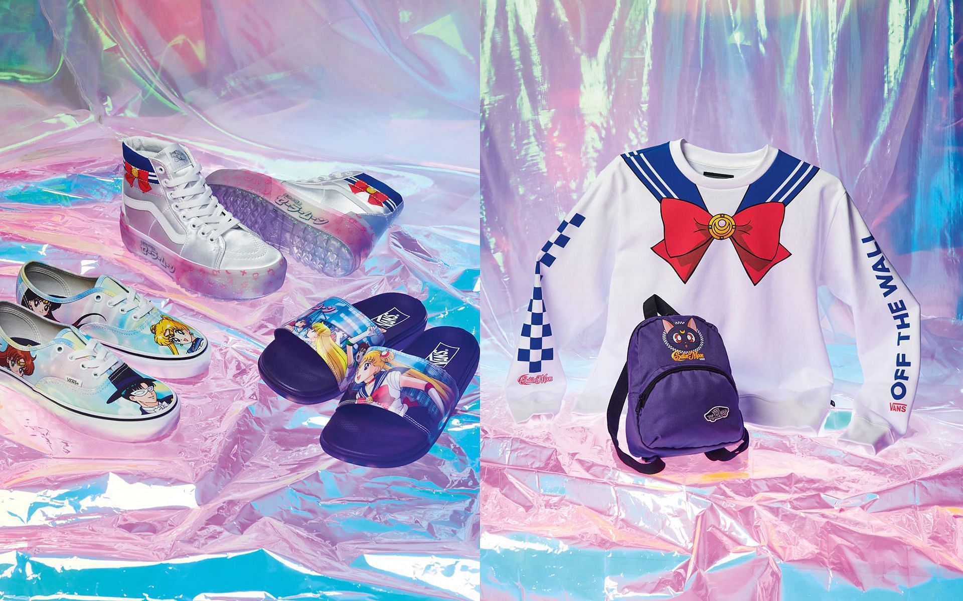 Vans x Sailor Moon joined forces for a comprehensive merchandise collection (Image via Vans)