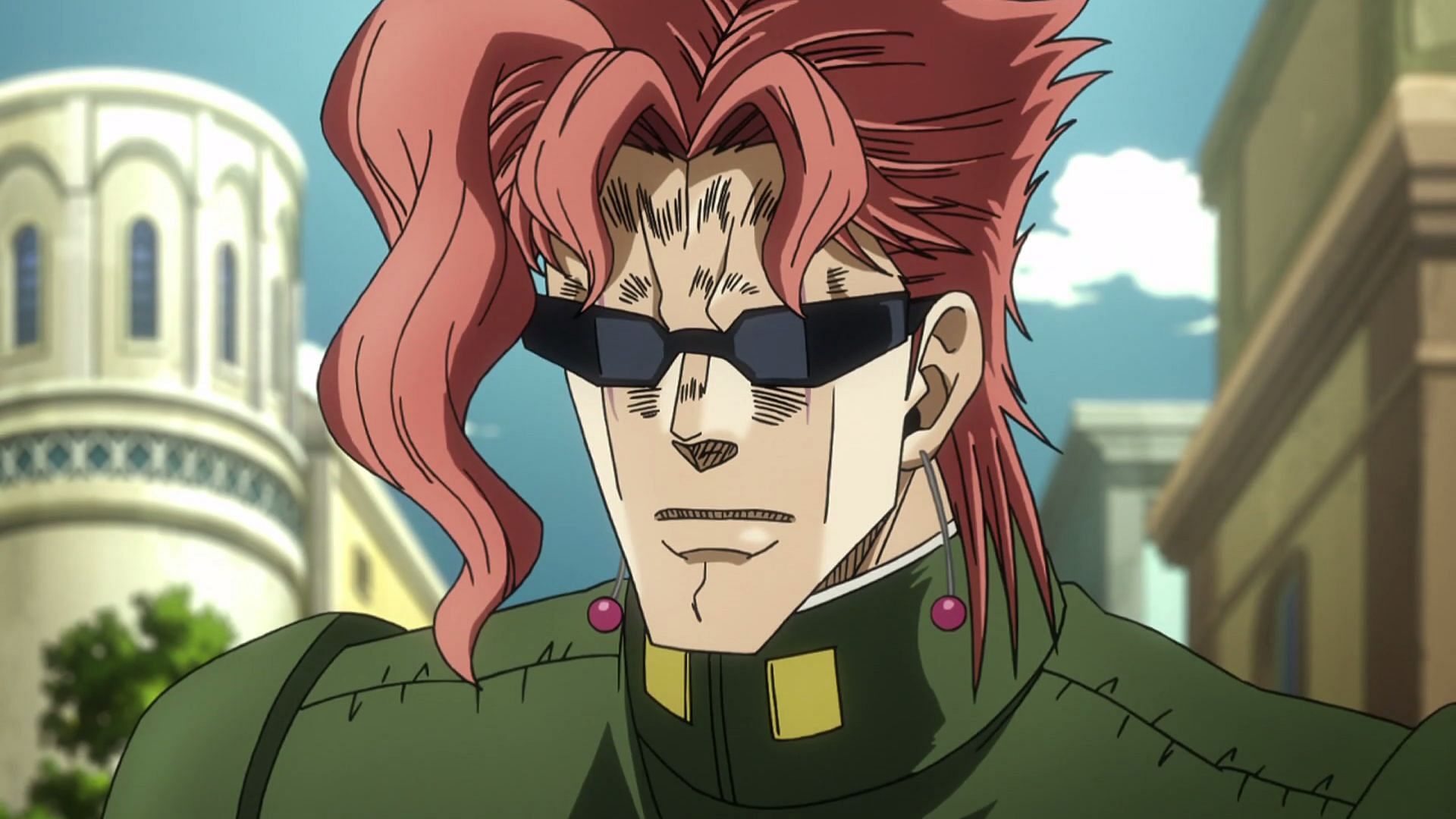 Kakyoin with sunglasses. Stain (Image Credits: Hirohiko Araki/Shueisha/Viz Media/JoJo&#039;s Bizarre Adventure]