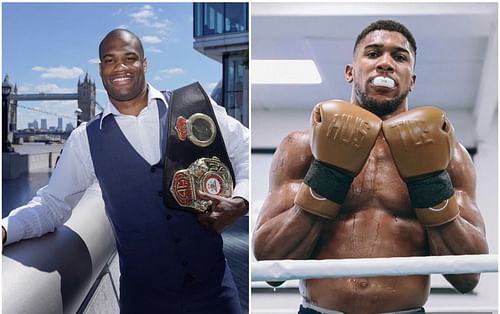 Daniel Dubois (left), Anthony Joshua (right) - Images via @dynamite_daniel_dubois and @anthonyjoshua on Instagram