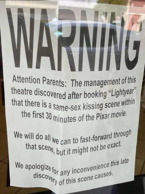 What is the controversy with Lightyear? Oklahoma theatre slammed for