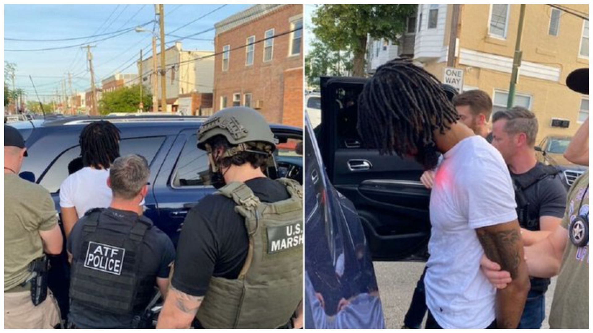 Two men arrested in connection to South Street massacre in Philadelphia (Image via Twitter)