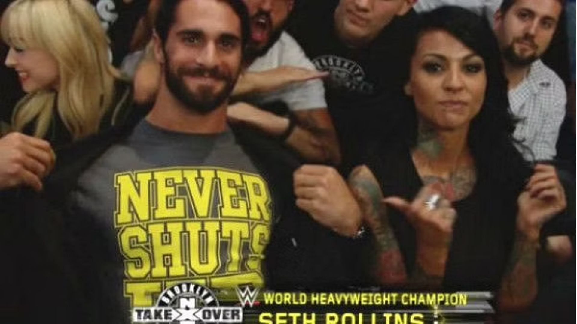 Seth Rollins with his former partner
