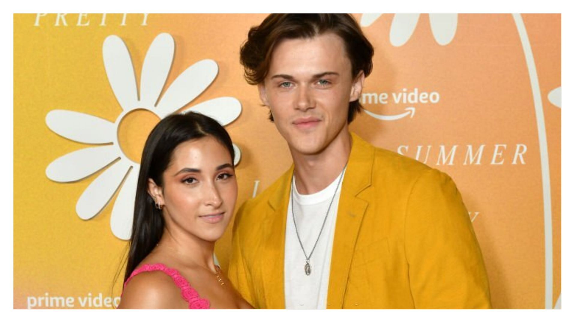 Christopher Briney and Isabel Machado are in a relationship (Image via Craig Barritt/Getty Images)