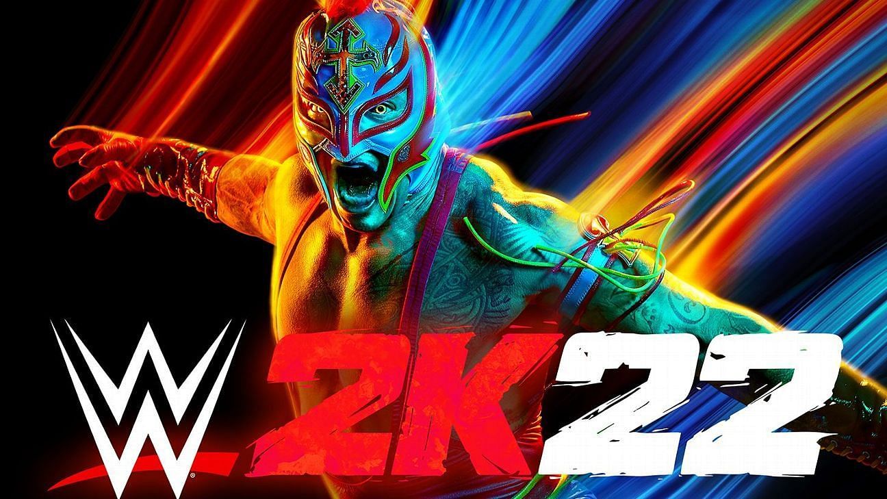 The cover art for 2K22 has Rey Mysterio front and center