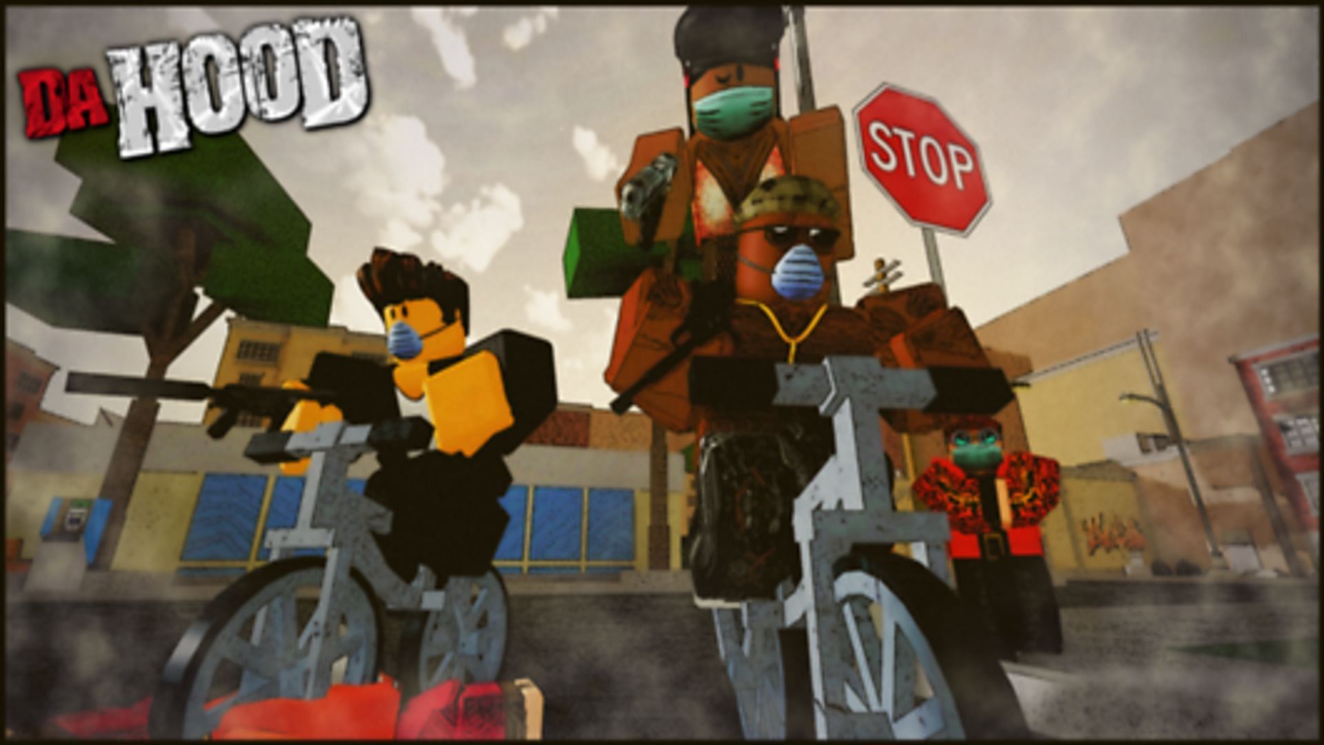 Strengthen the character by doing various activities in Roblox Da Hood (Image via Roblox)