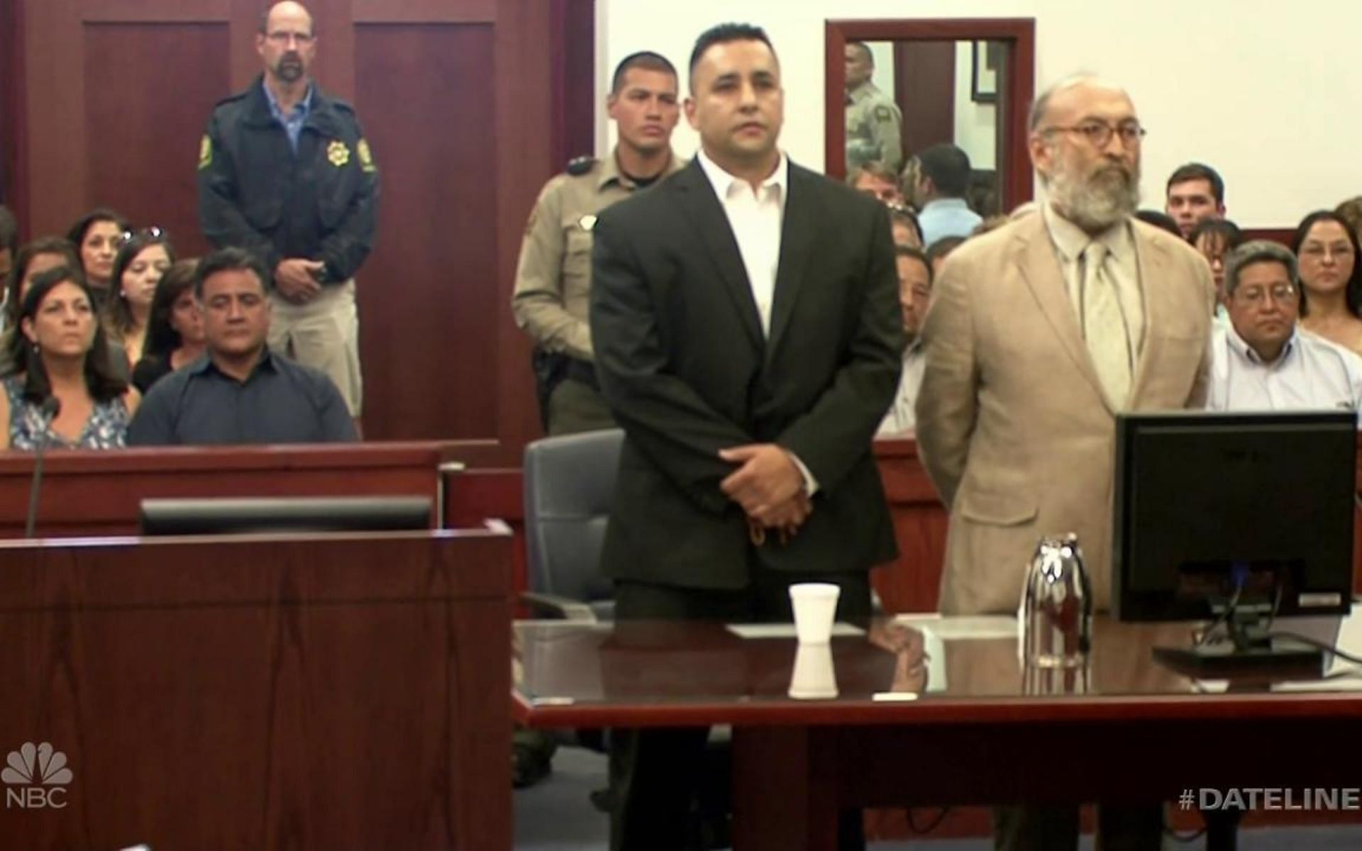 In 2013, Levi Chavez stood trial after being accused of murdering her wife, Tera Chavez (Image via NBC)
