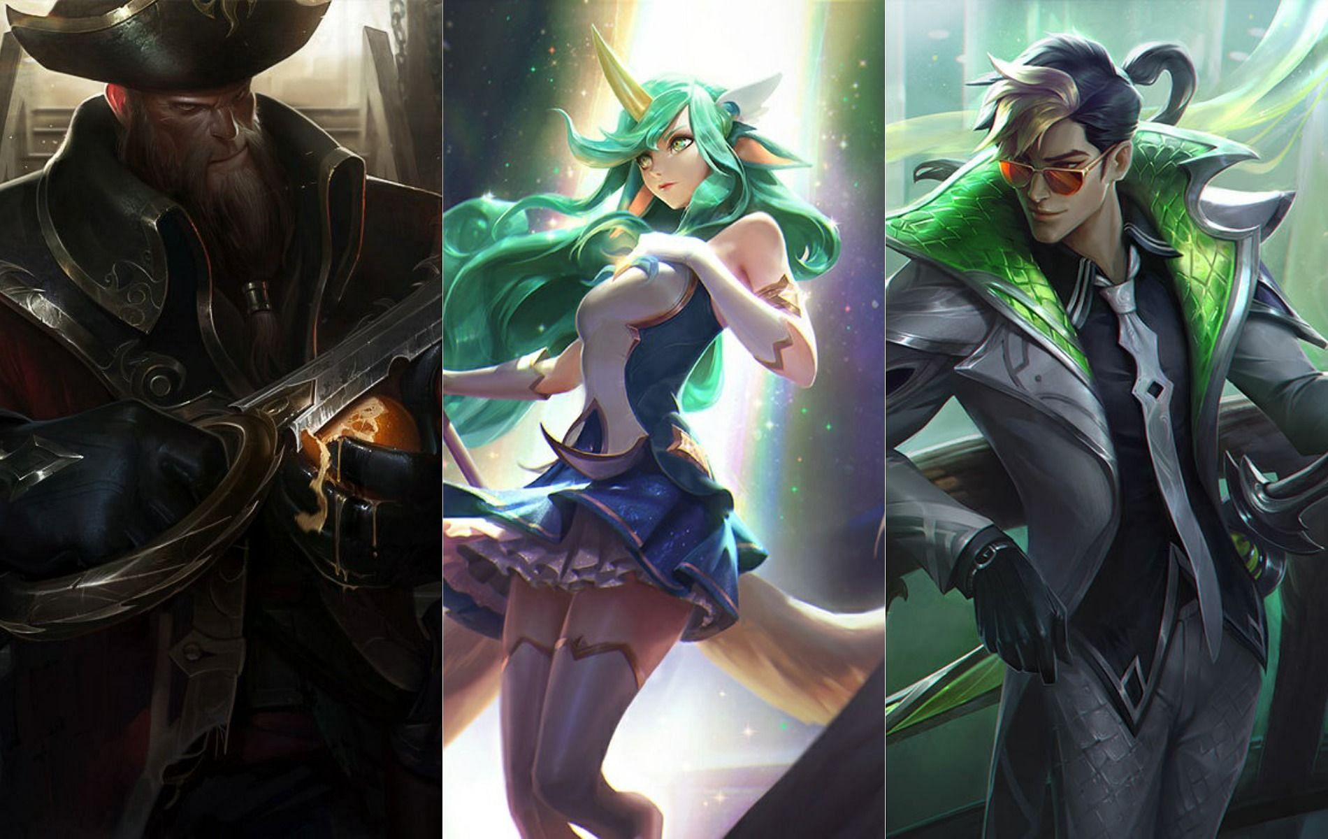 Master Yi, Gangplank, and Grevious Wounds changes to hit the Rift in future League of Legends patches (Images via League of Legends)