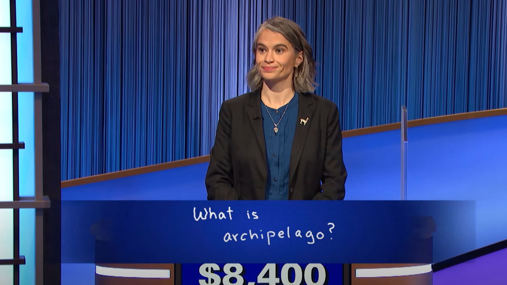 Megan Wachspress: Tonight&rsquo;s winner (Image via Jeopardy)