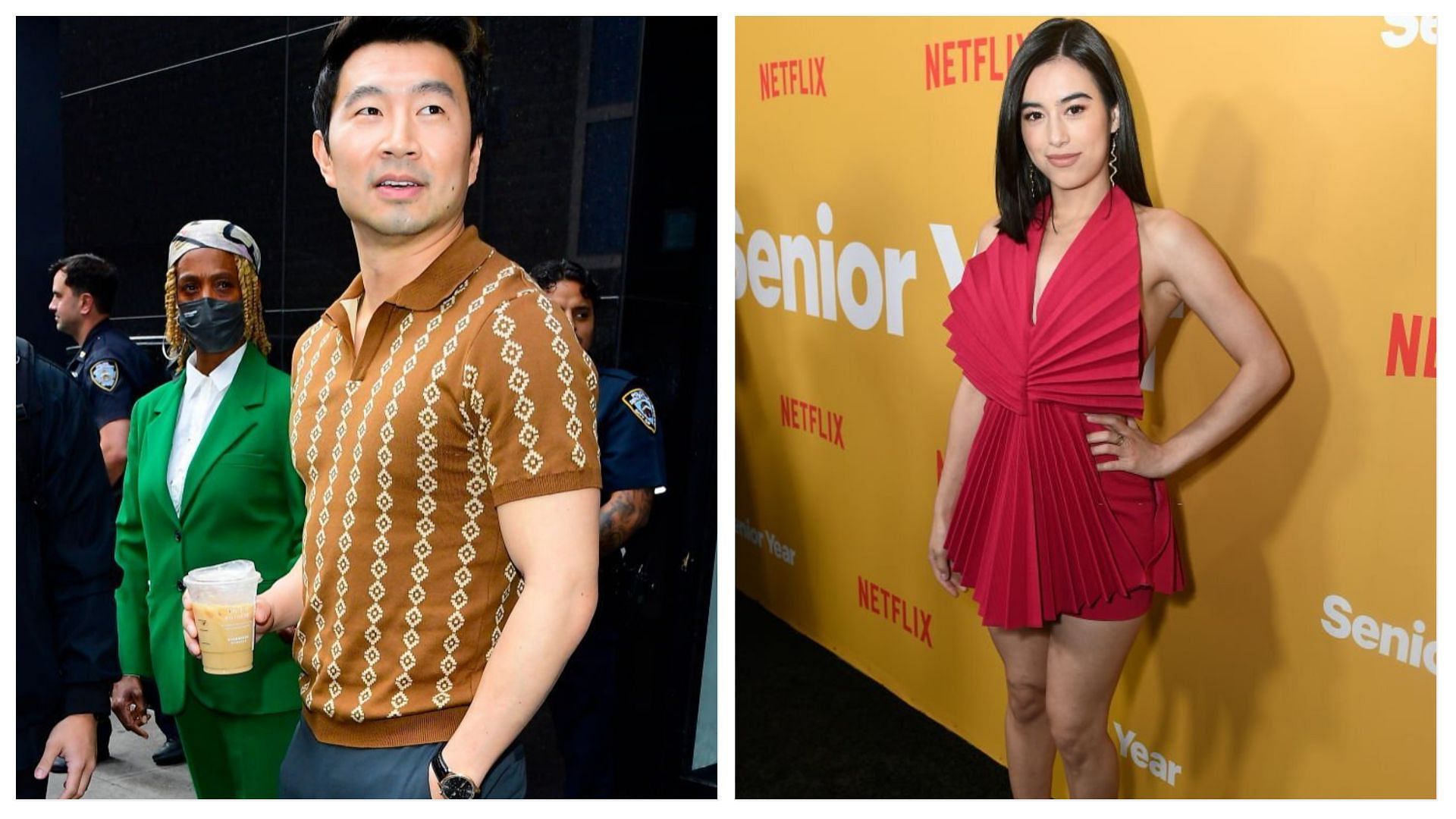 Simu Liu and Jade Bender were recently spotted together at a restaurant (Images via Raymond Hall and Vivien Killilea/Getty Images)