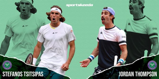 Wimbledon 2022: Stefanos Tsitsipas vs Jordan Thompson preview, head-to-head, prediction, odds and pick