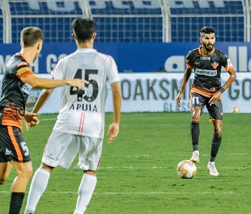 Princeton Rebello in action for FC Goa (Image Courtesy: Princeton Rebello Instagram)