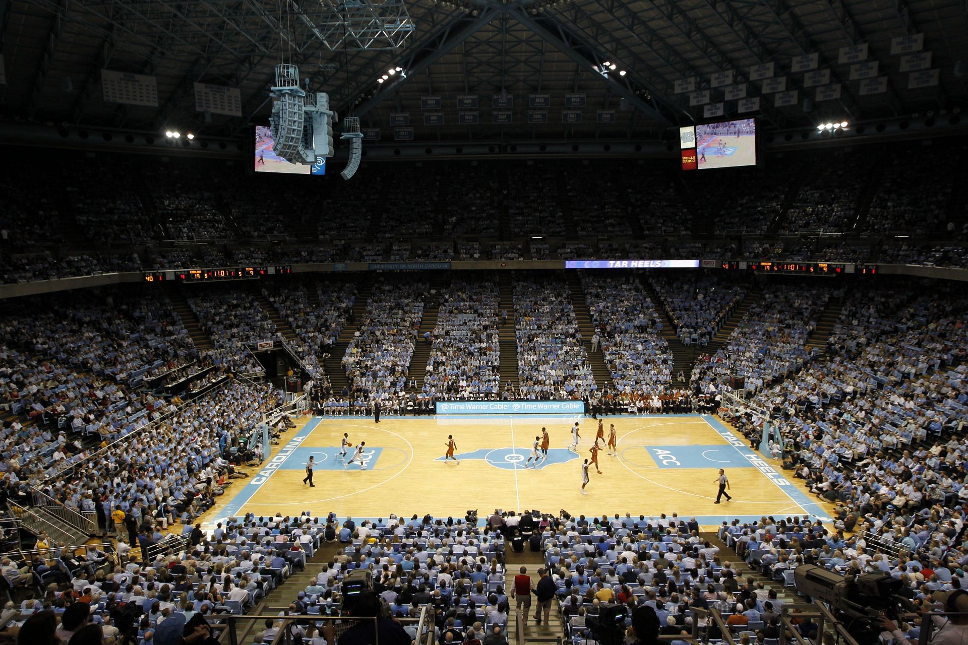 North Carolina plays in an arena named after former head coach Dean Smith.