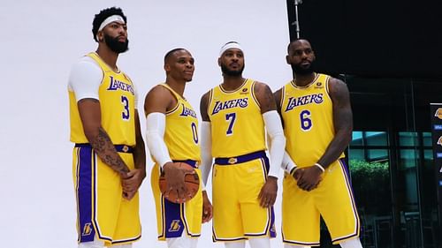 The 2021-22 Los Angeles Lakers superstars.