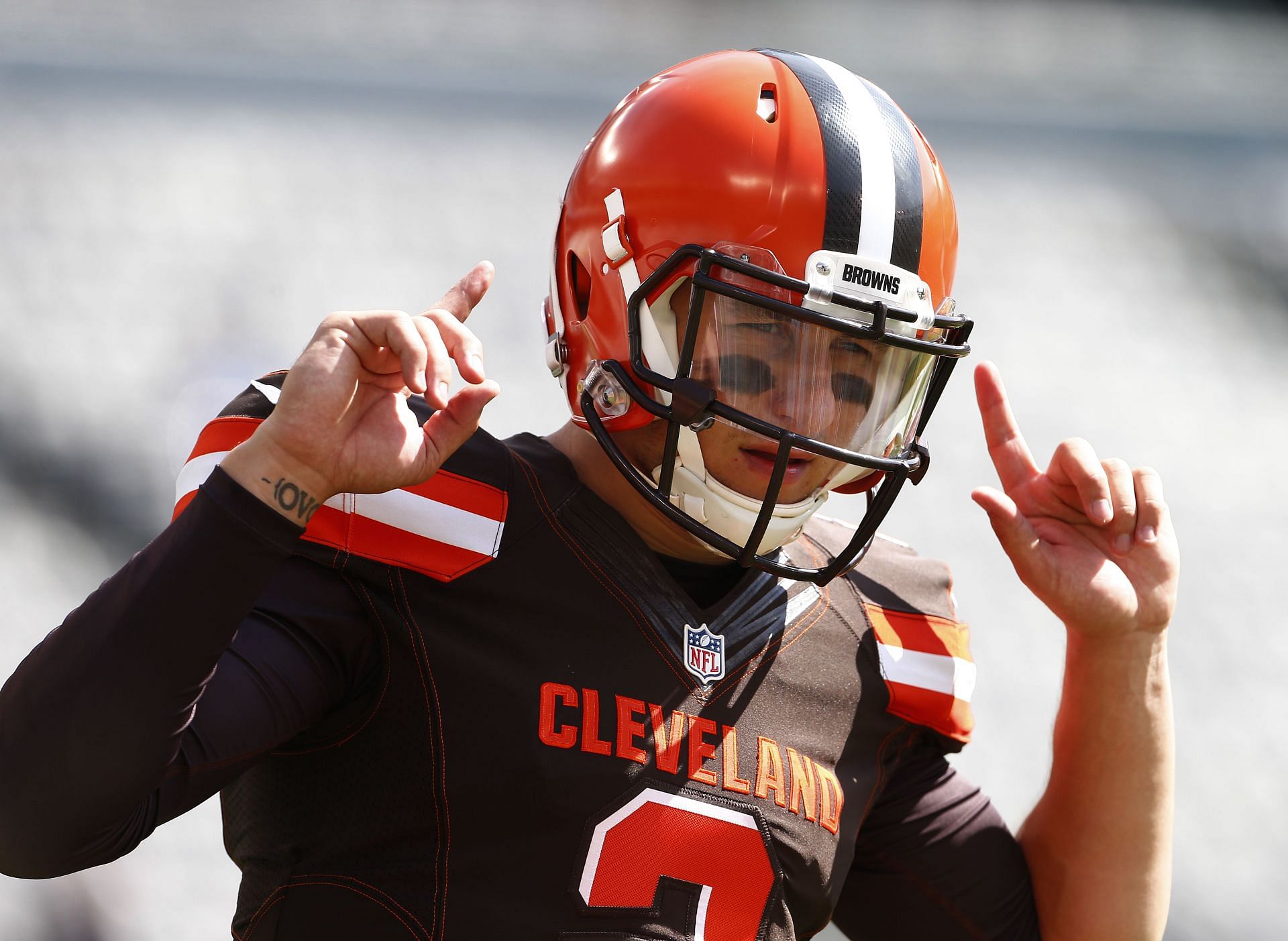 Cleveland Browns quarterback Johnny Manziel