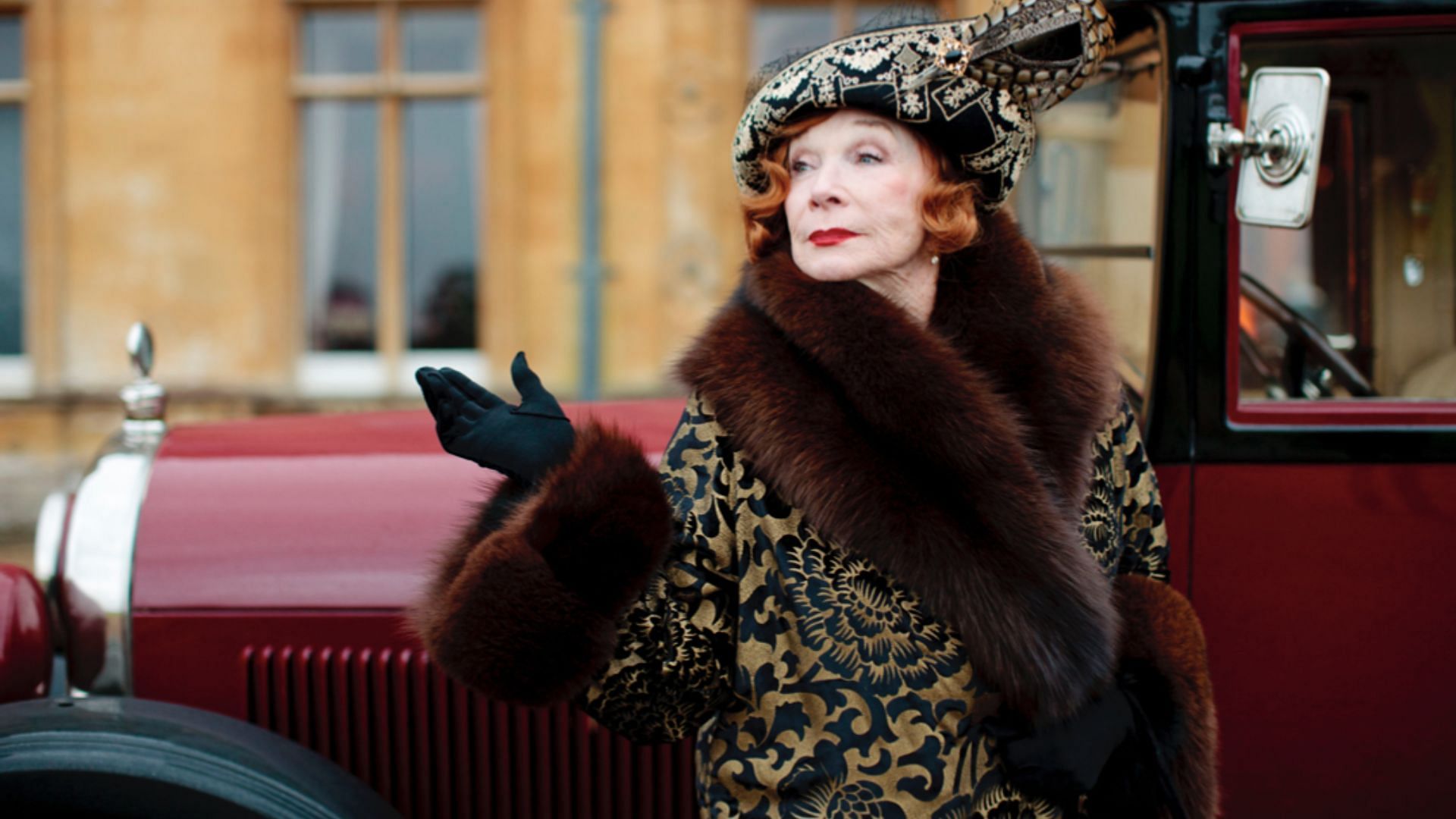 Shirley MacLaine in Downtown Abbey (Image via IMDb)