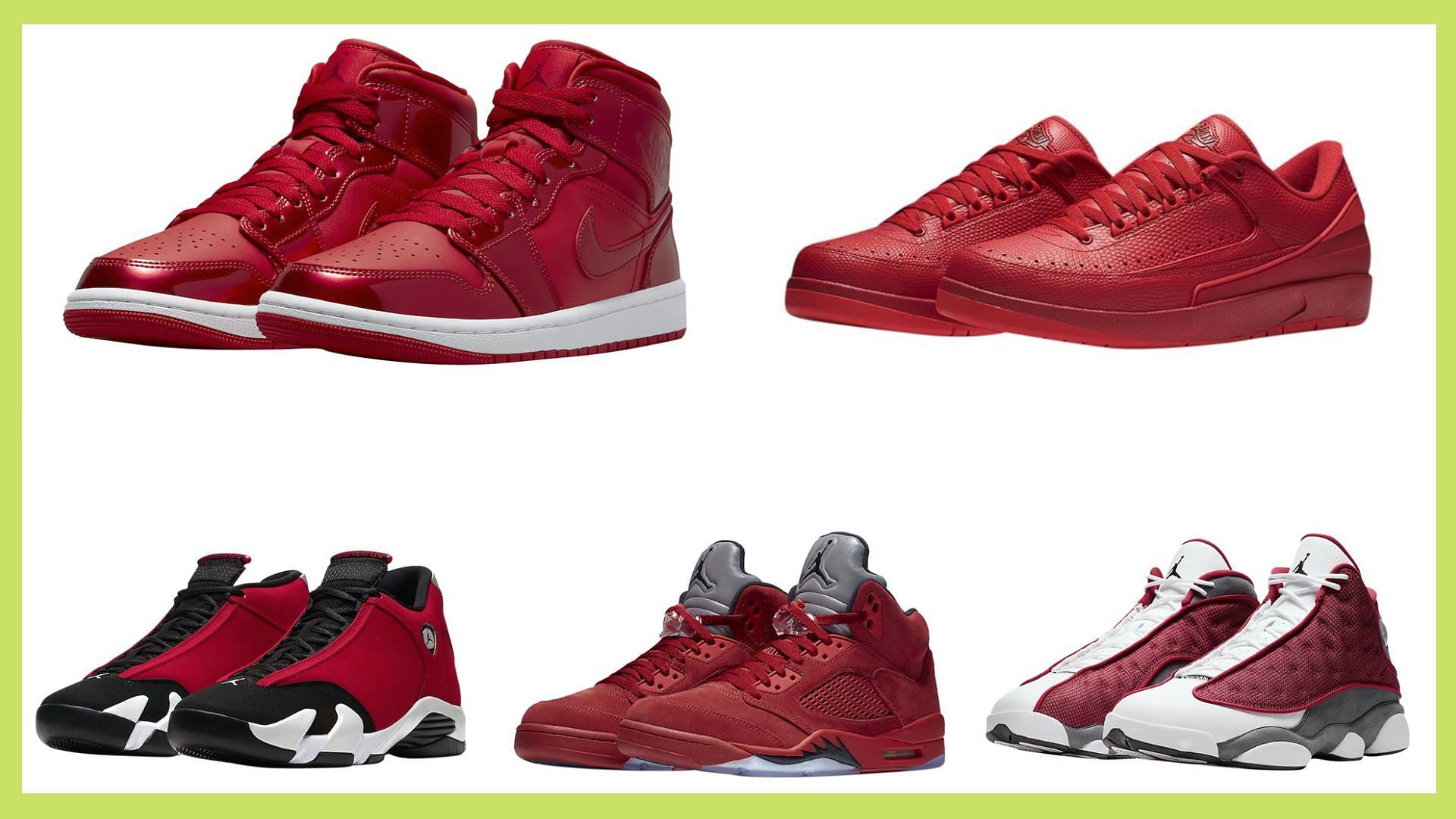 5 best red Air Jordan sneakers of all time