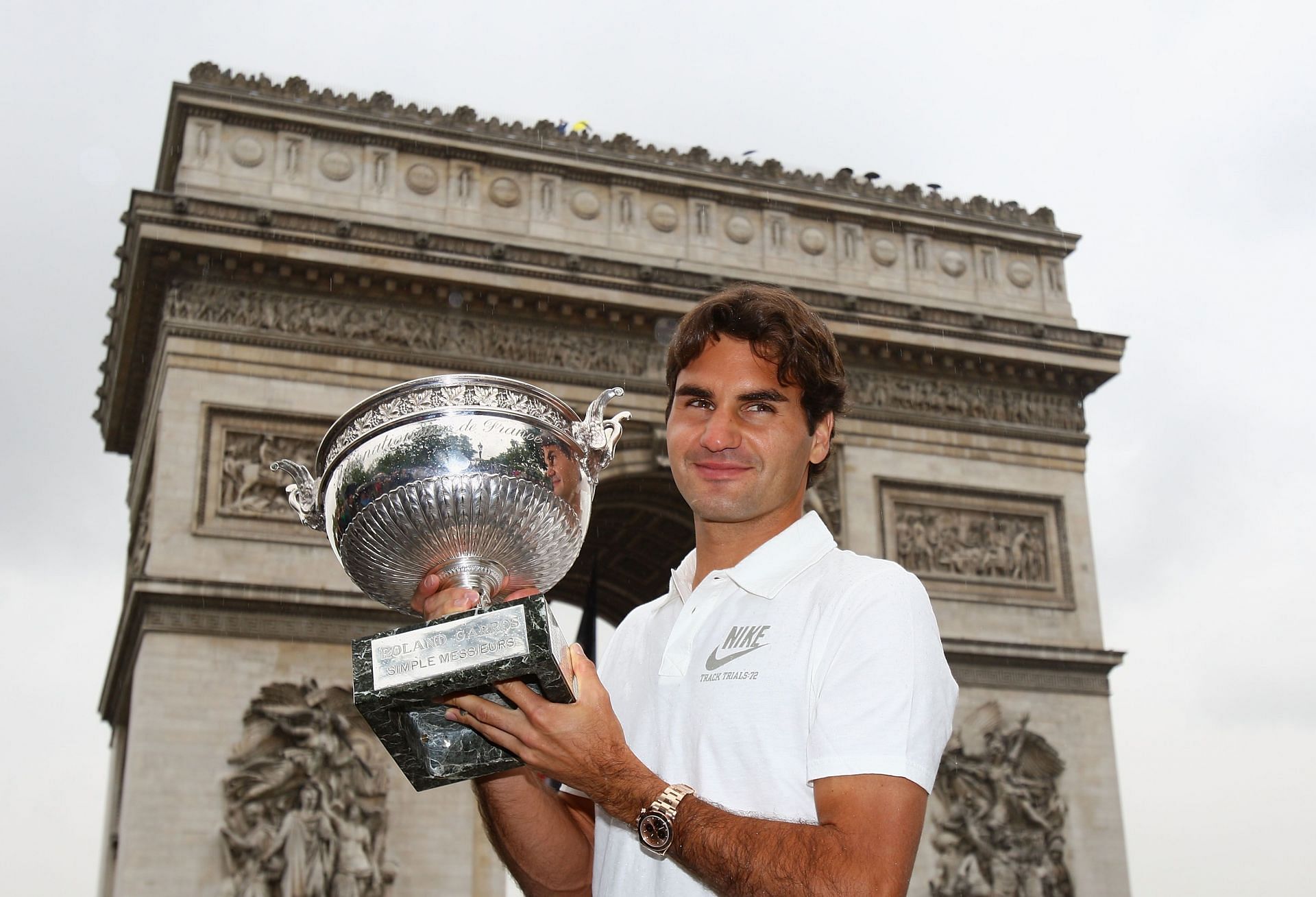 Roger Federer at the 2009 French Open.