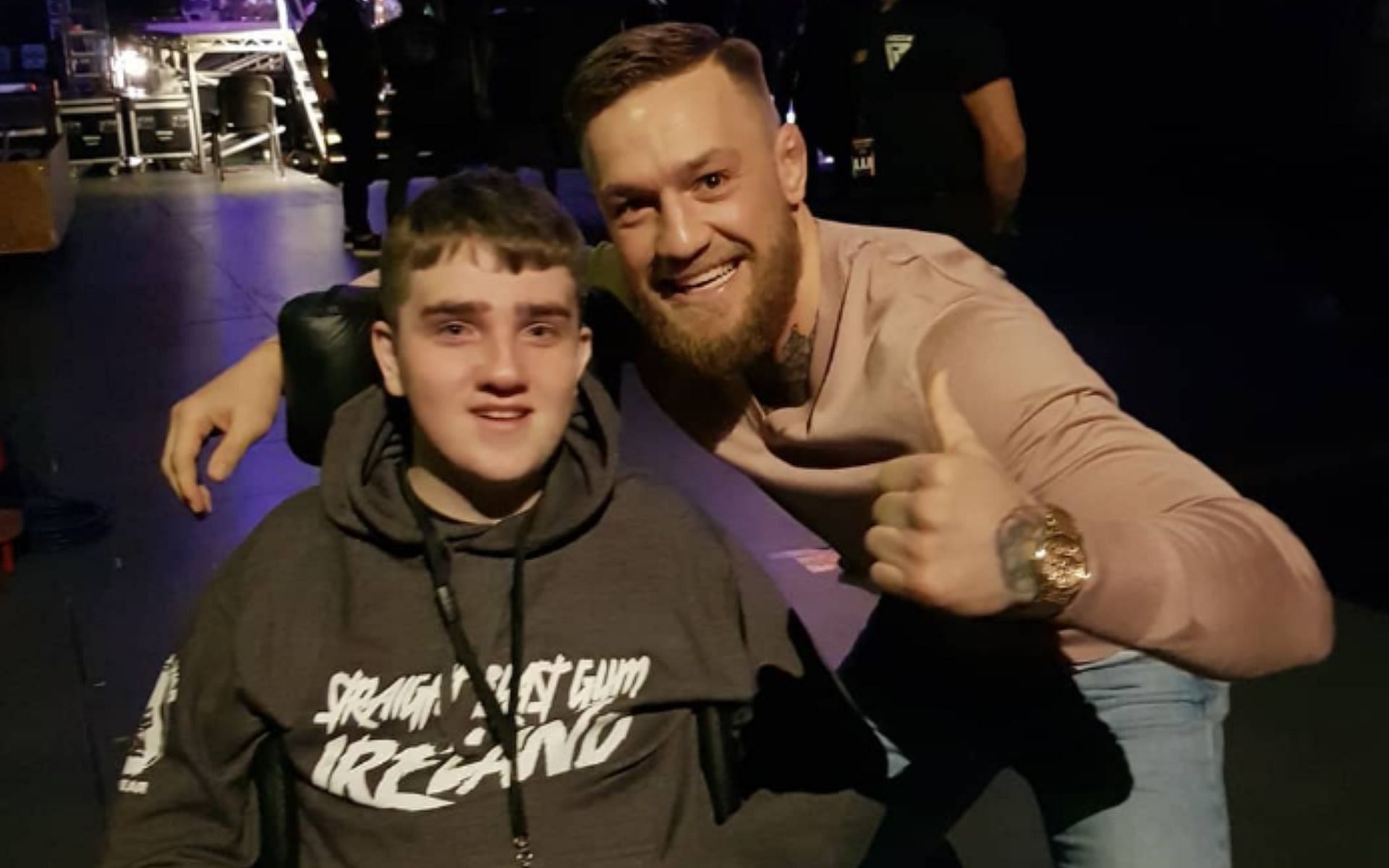 Ian O&#039;Connell (left), Conor McGregor (right) [Images courtesy of @ ianoconnell321 on Instagram]