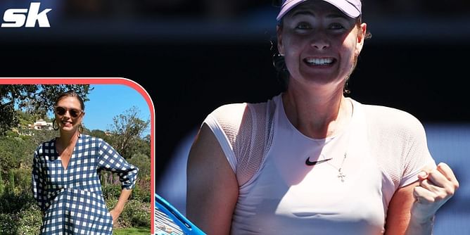 Maria Sharapova basks in the glow of pregnancy by flaunting her baby bump