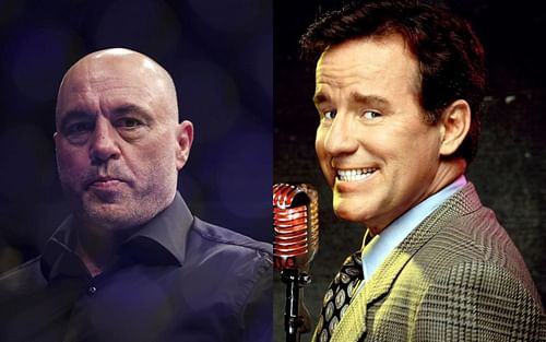 Joe Rogan (left), Phil Hartman (right) [Images courtesy of @morbidpodcast on Instagram]