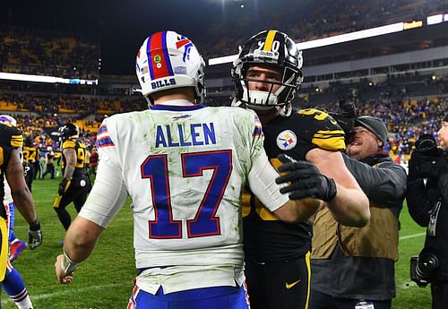 NFL superstars Josh Allen and TJ Watt