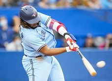 “BIG SON VLADDY IS ON A F***ING ROLL!” - Toronto Blue Jays slugger Vladimir Guerrero Jr. left Twitter dumbfounded after he cranked an impossible pitch for a home run