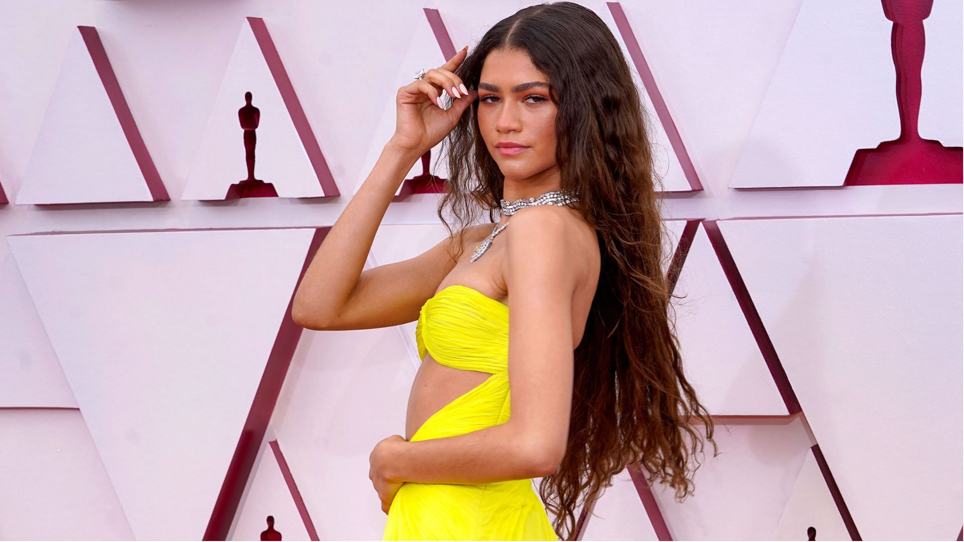 Zendaya was trending on Twitter again after a false video of her being pregnant went viral over the internet. (Image via Getty Images/Pool)