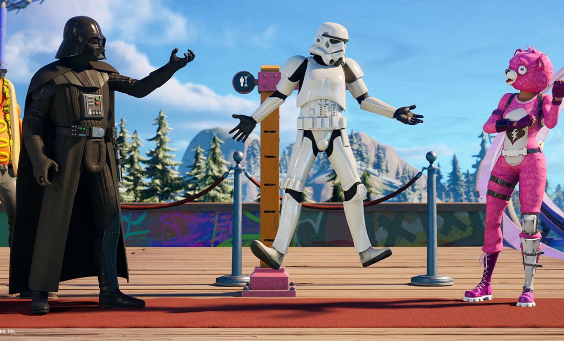 Getting the lightsaber is proving to be a task in Fortnite (Image via Epic Games)
