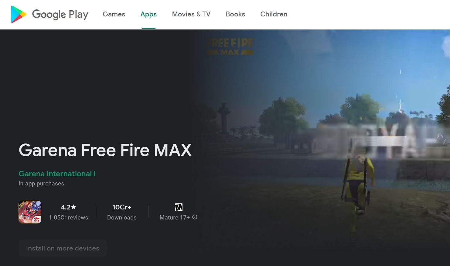 FF MAX on Android (Image via Google Play Store)