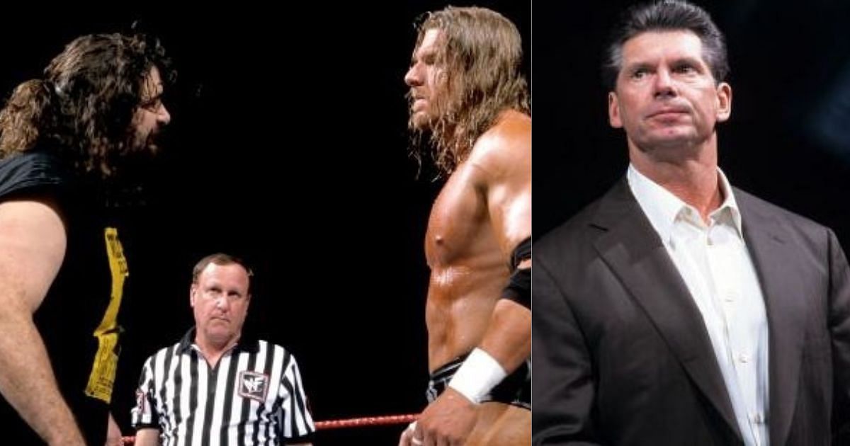 Foley and Triple H had some iconic battles during the Attitude Era