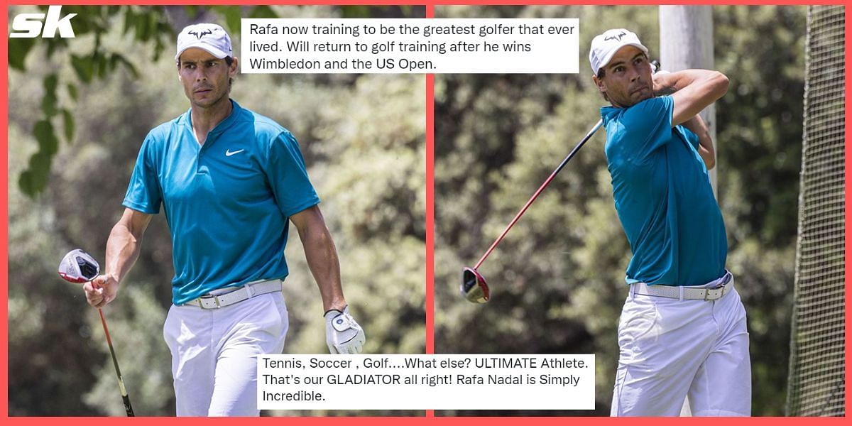 Tennis fans react to Rafael Nadal&#039;s recent participation in a golf tournament in Mallorca