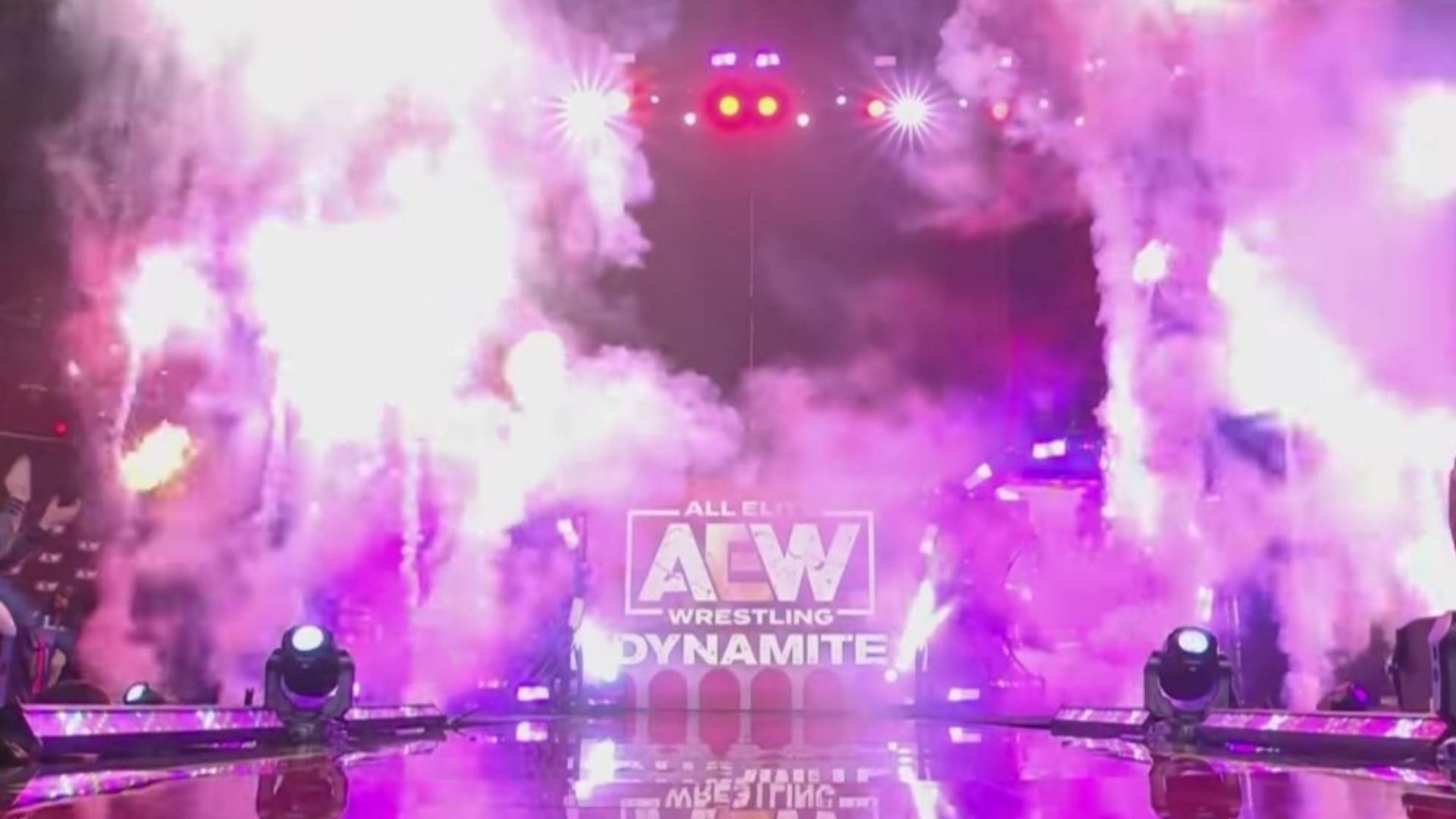 Dynamite featured a special stage design as they made their California debut