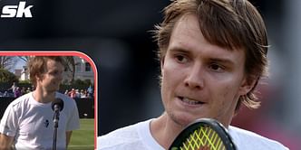 "I would love to just stay in the bed enjoying the view" - Alexander Bublik's hilarious response when asked about his preferred choice of surface at Eastbourne International