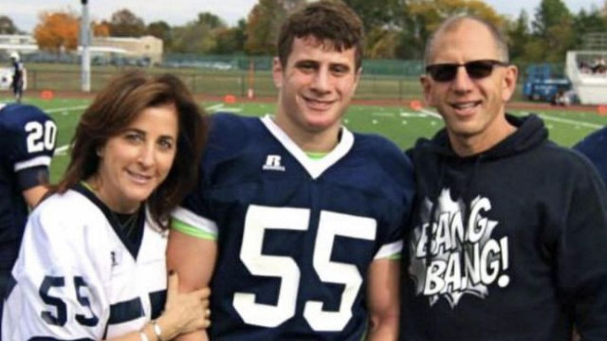 Friedman and his parents.