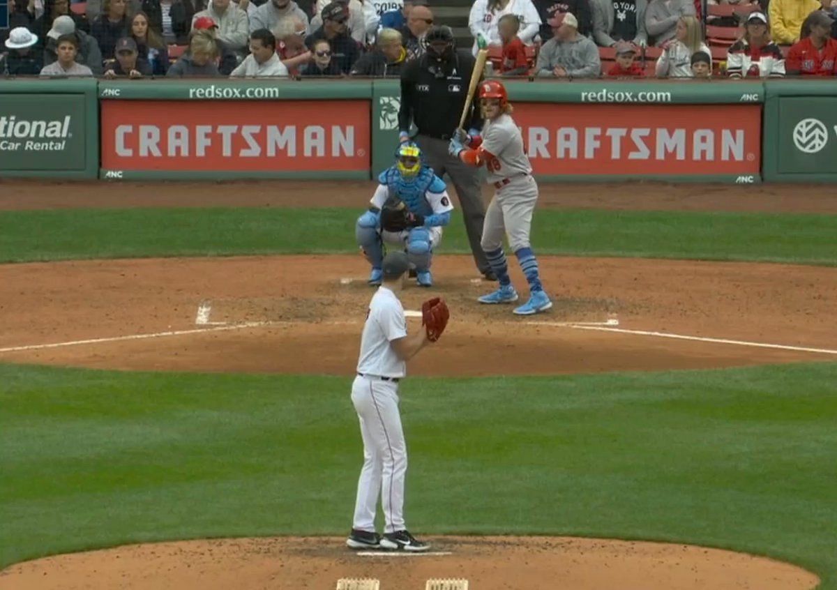 F**k Yeah!“ - Boston Red Sox pitcher Nick Pivetta pumped up after striking  out 10 at Fenway