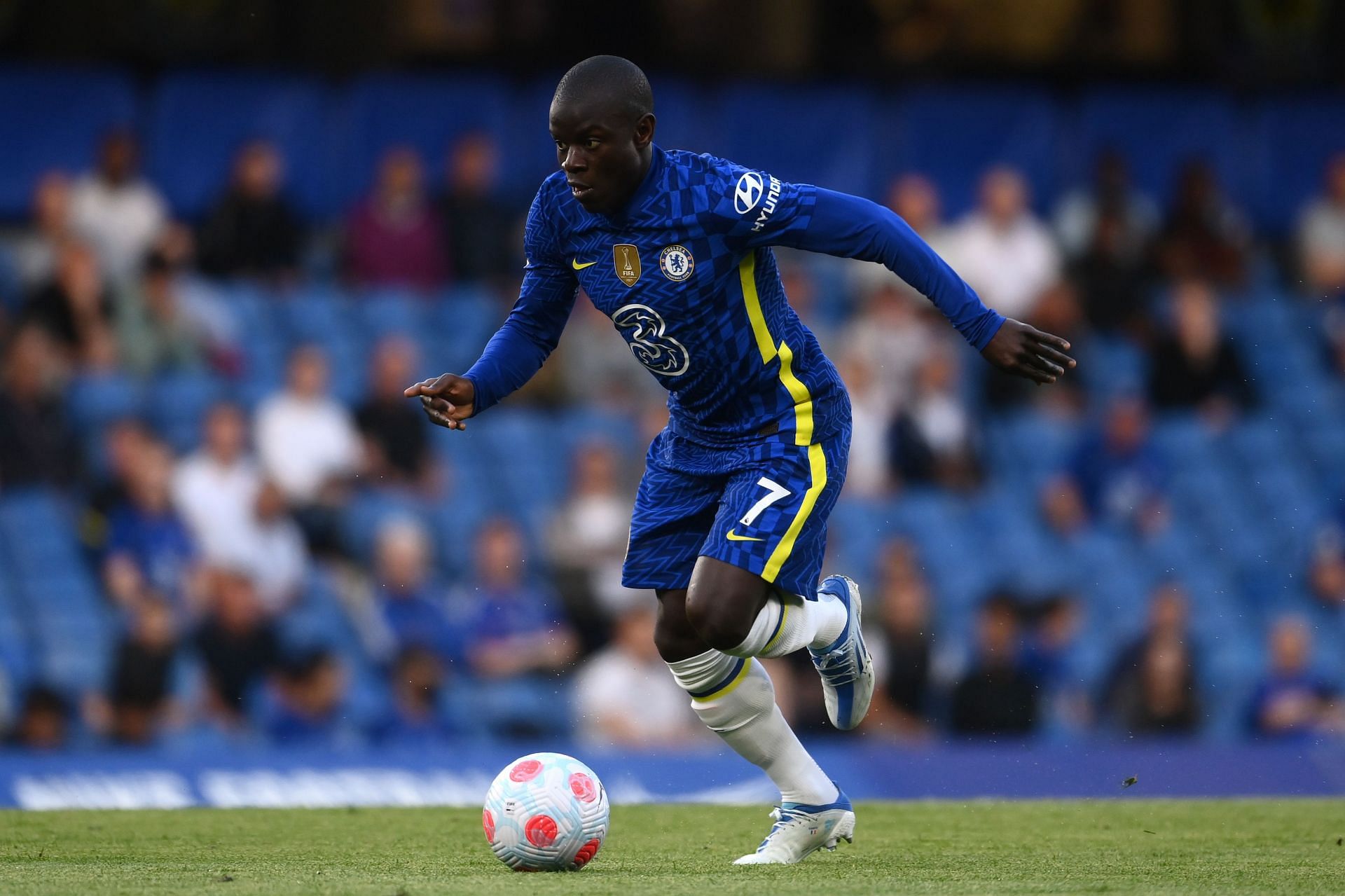Kante in action for the Blues