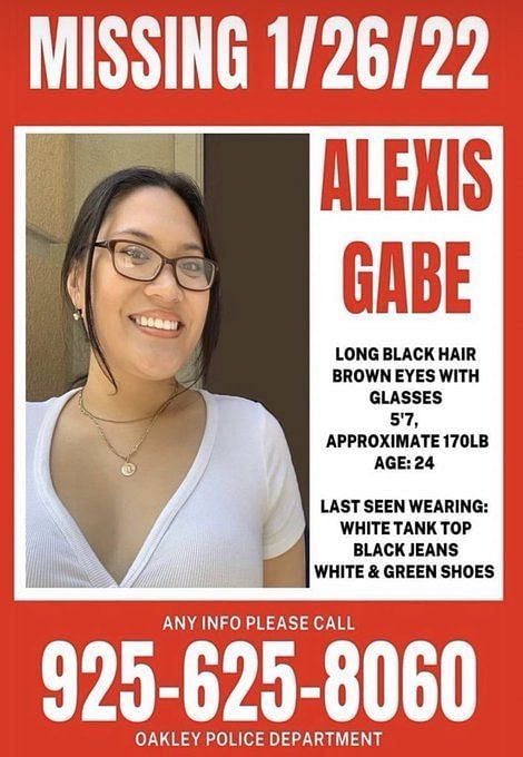 Alexis Gabe update: Missing California woman's ex-boyfriend killed after  being suspected of murder