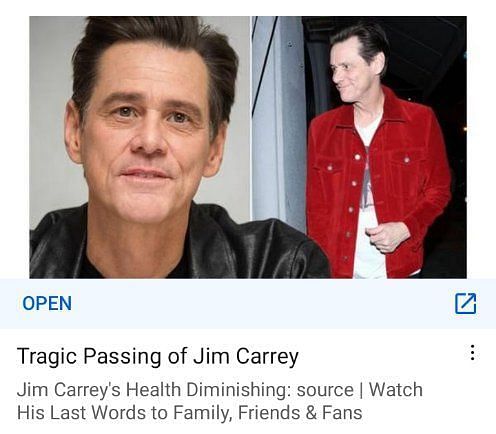 Fact Check: Is Jim Carrey dead?