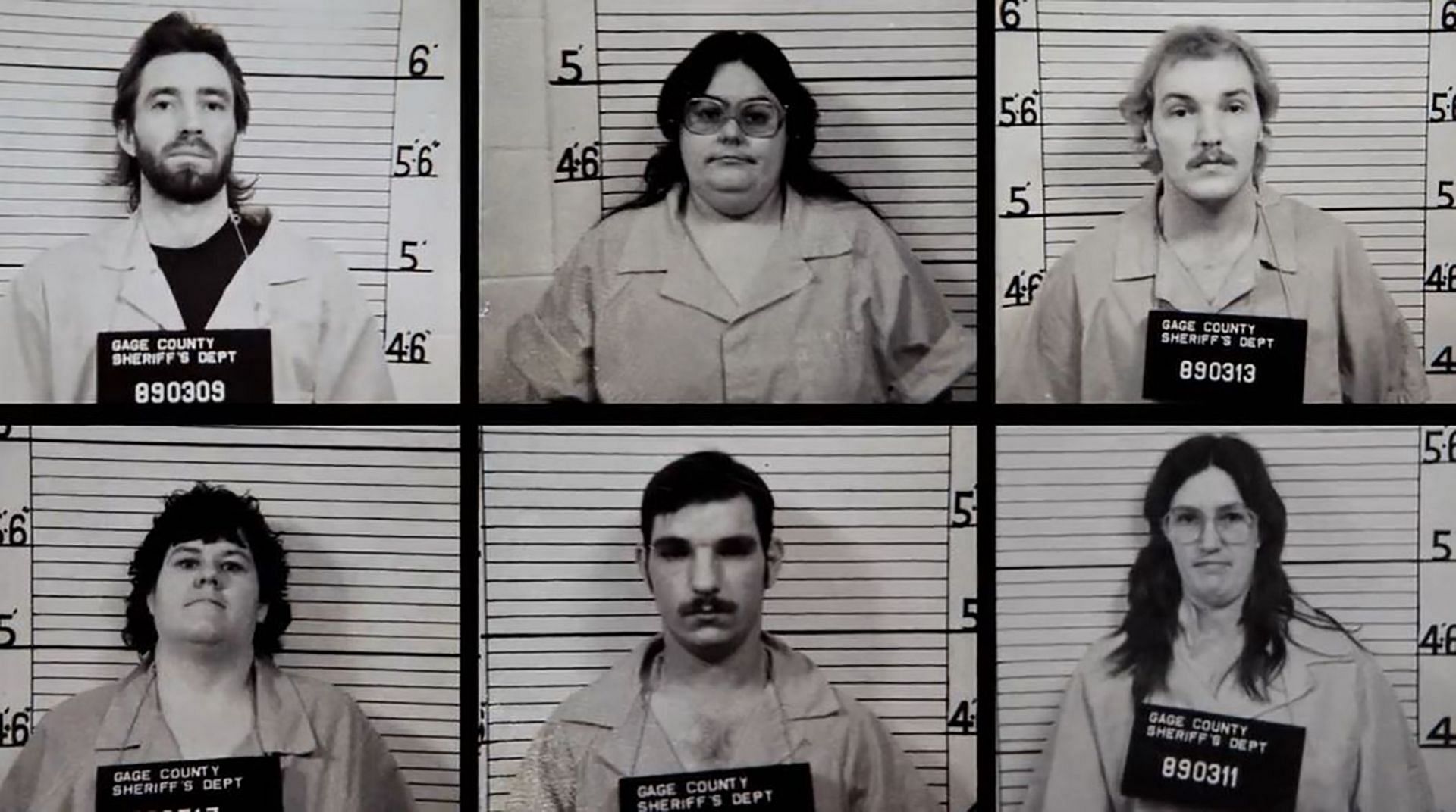 The six suspects who were wrongfully convicted of murder of Helen Wilson in 1986