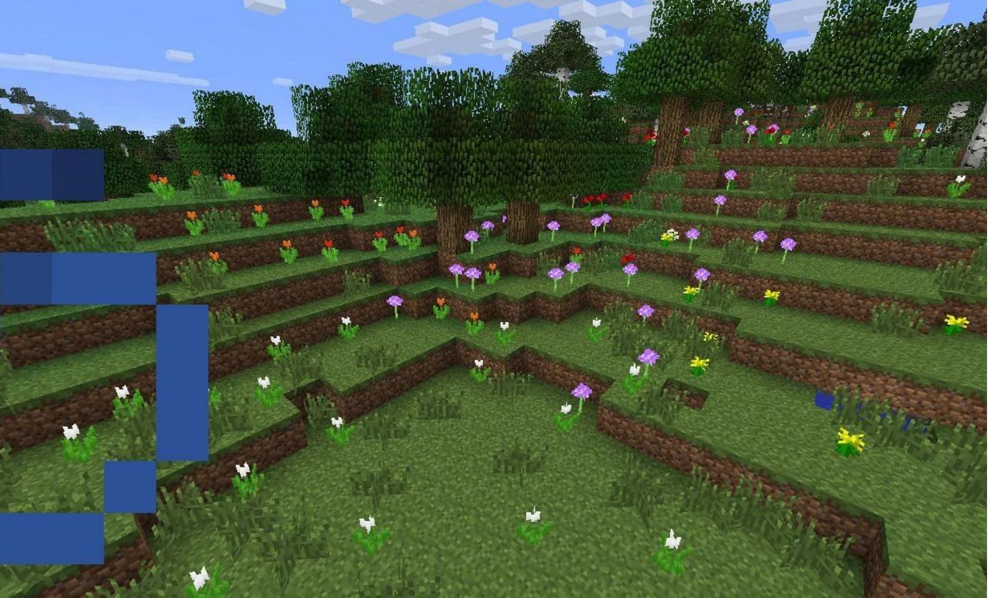 A flower forest (Image via Minecraft Wiki)