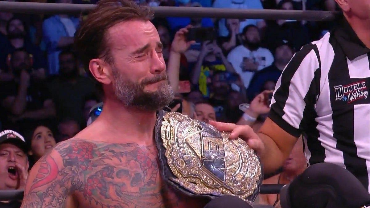 CM Punk recently became AEW World Champion at Double or Nothing.