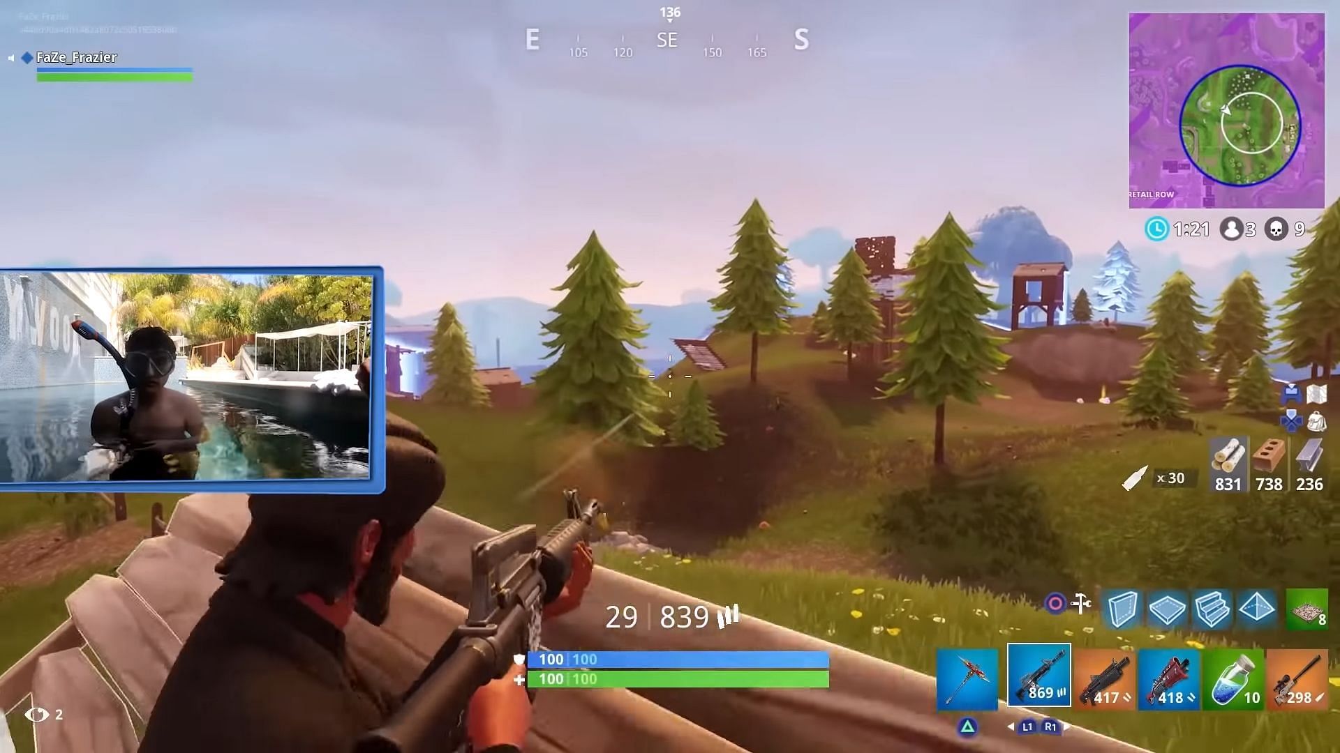 Some of the most bizarre and ridiculous wins in Fortnite (Image via YouTube/Kay)