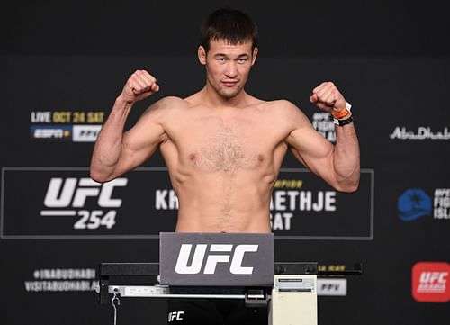 Shavkat Rakhmonov at UFC 254: Khabib v Gaethje Weigh-in