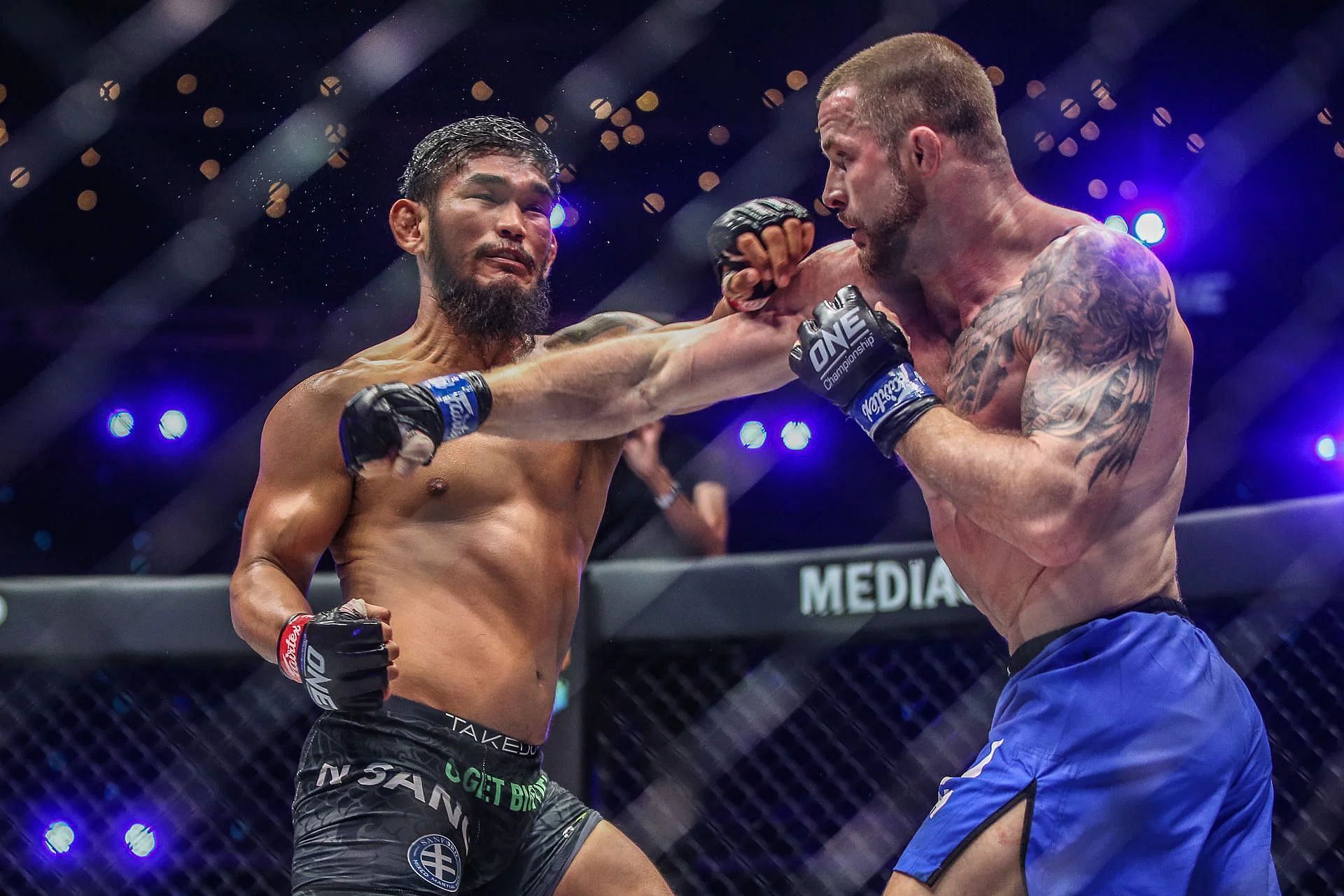 Aung La N Sang (left) and Vitaly Bigdash (right). [Photo ONE Championship]