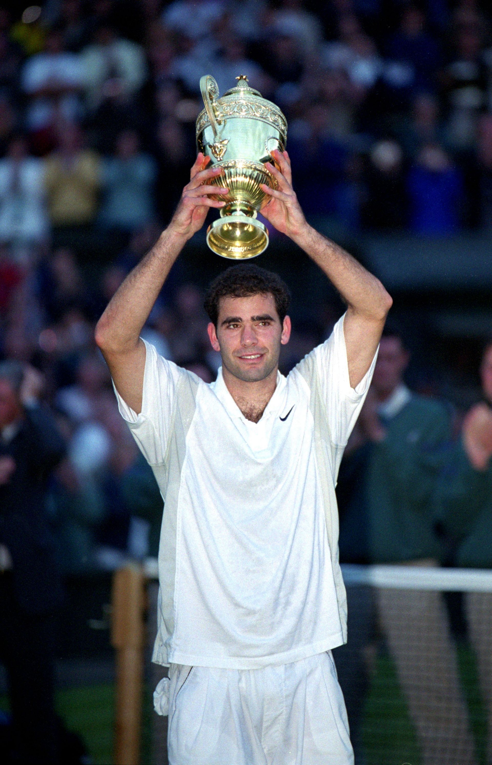 Pete Sampras won his seventh Wimbledon title in 2000.