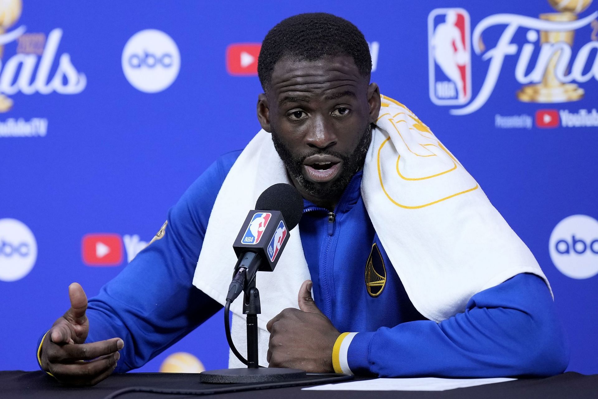 Draymond Green recognized all his teammates efforts in the post-game interview