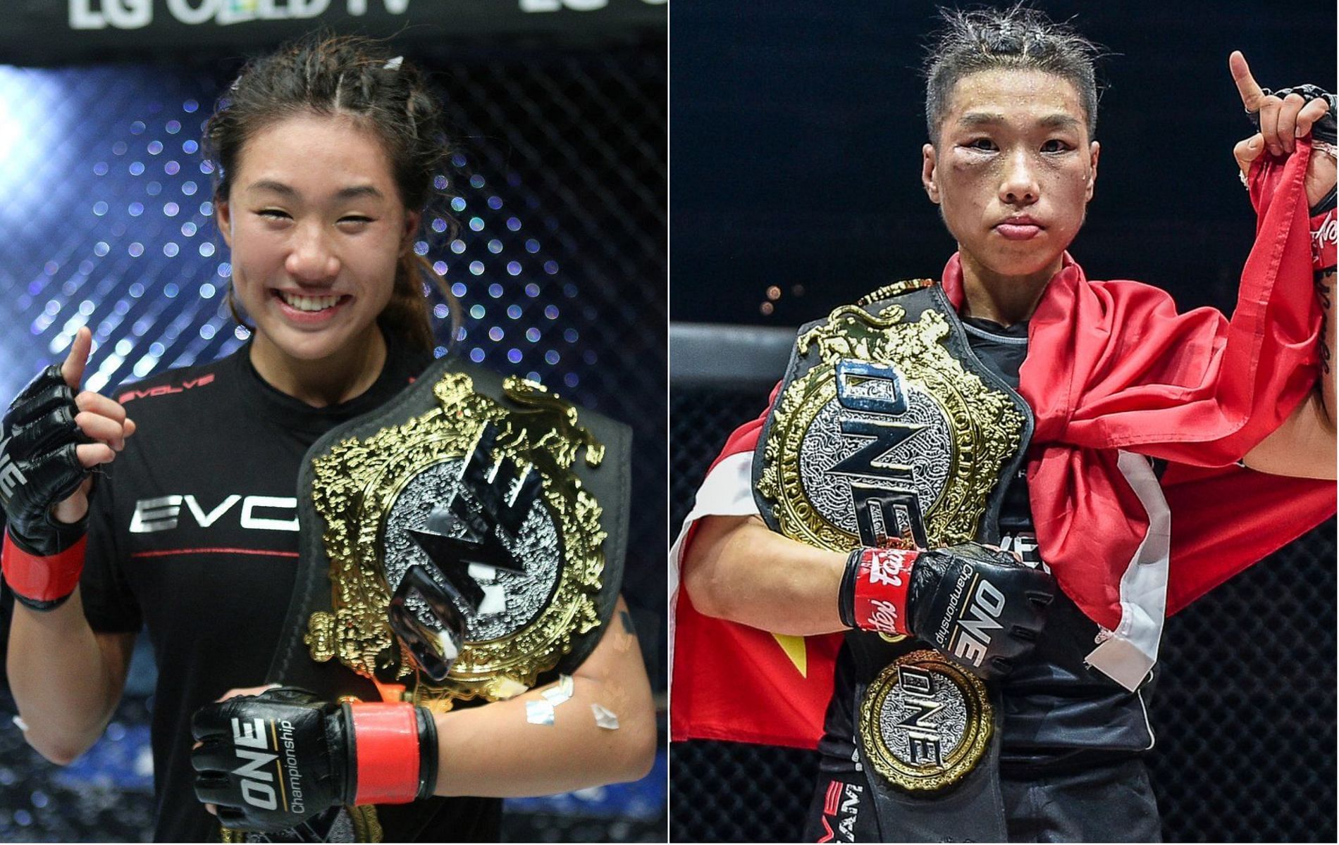 Angela Lee (left) and Xiong Jing Nan (right) [Photo Credit: ONE Championship]