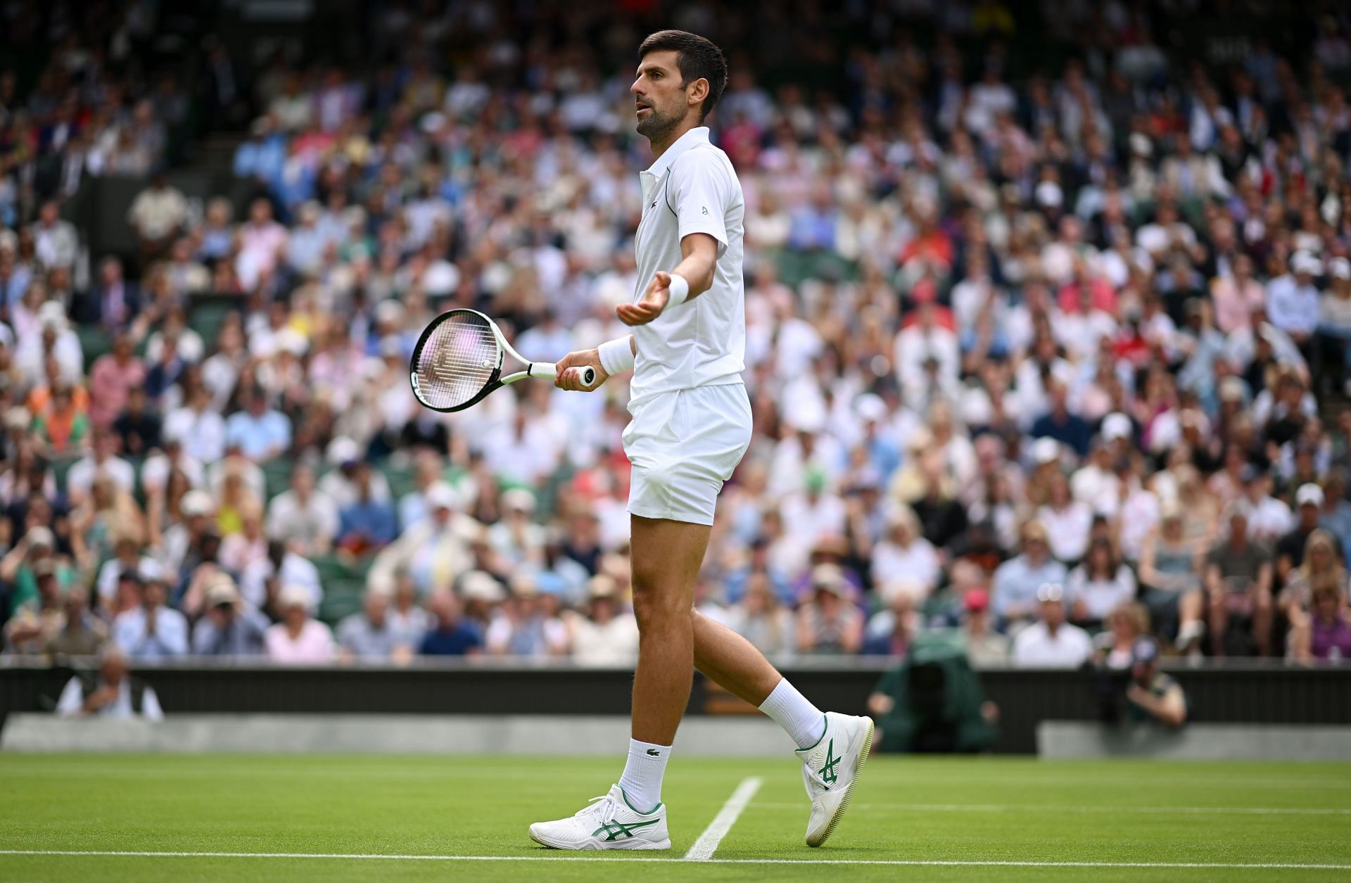 Novak Djokovic will face Miomir Kecmanovic in the third round of Wimbledon
