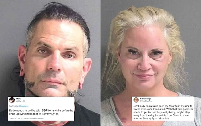 Wrestling world compares Jeff Hardy's arrest to Sunny's